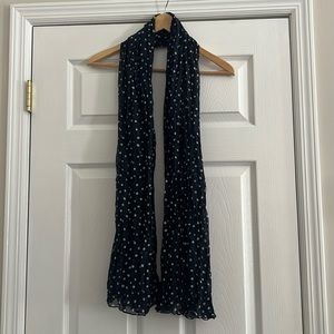 Ann Taylor Loft polka dot scarf.